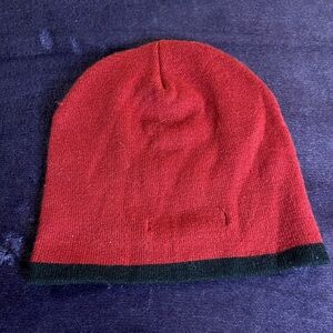 Savage X Fenty Red and Black Beanie